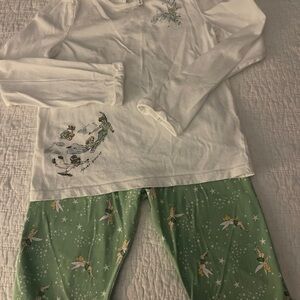 Janie and Jack Peter Pan andTinkerbell Print shirt and leggings.